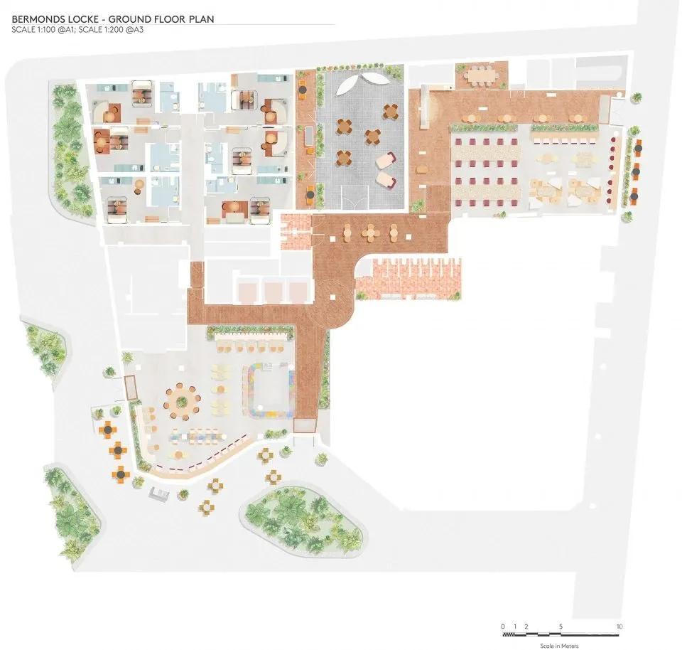 嵌入沙漠天空之美 伦敦Bermonds Locke公寓酒店 Holloway Li