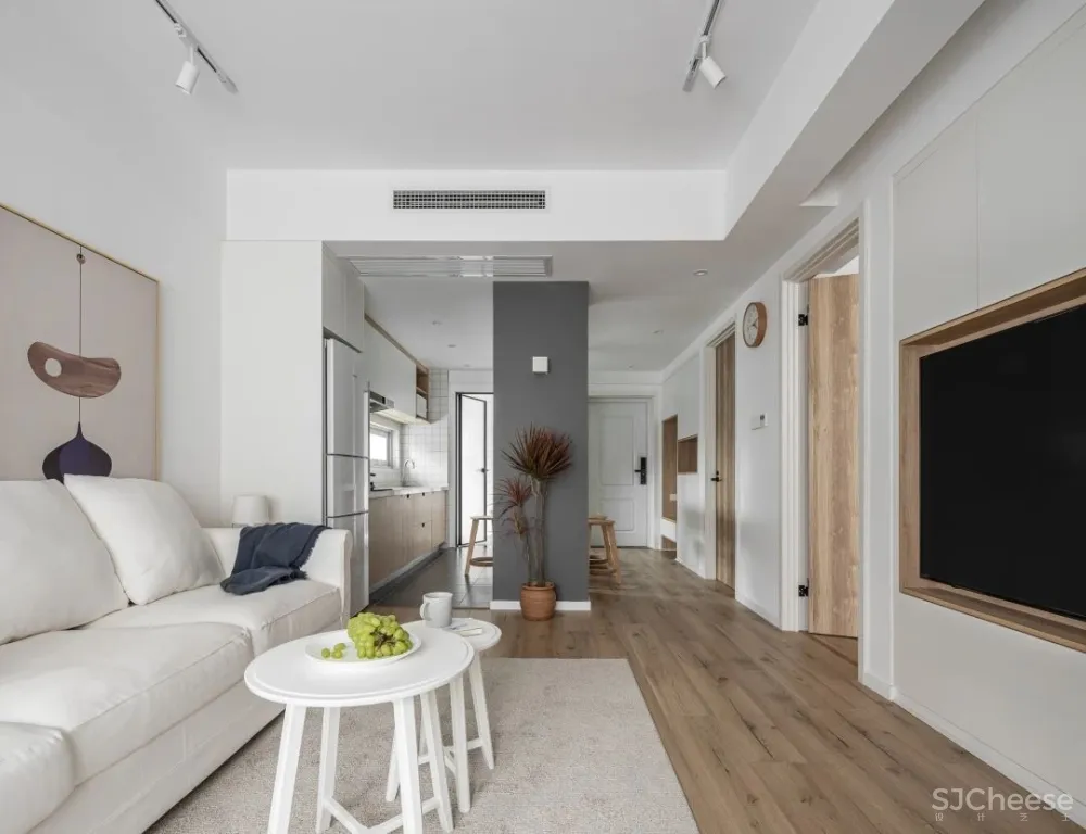 60㎡黑暗两居16w逆袭,卧室变客厅,宽敞餐厨区,无敌收纳!教科书级改造!