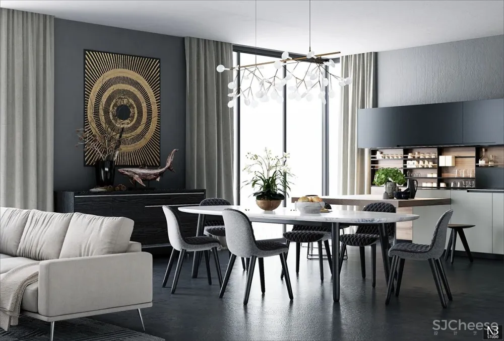 意式极简轻奢设计,优雅!