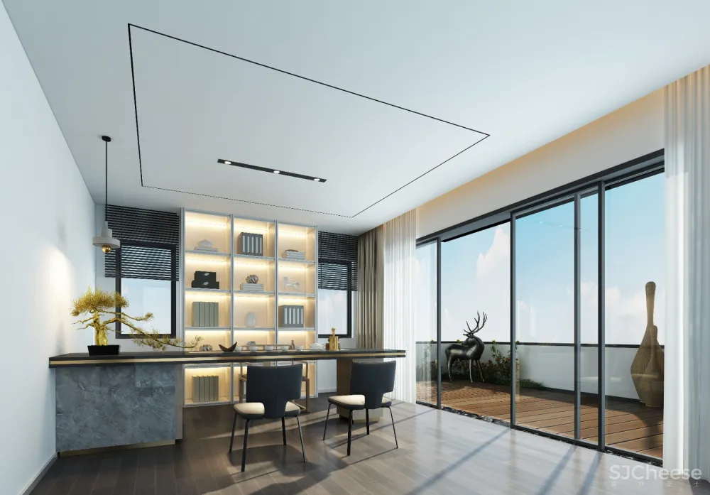 安定案例 | 精筑大方之宅 以奢阔尺度重新定义自然