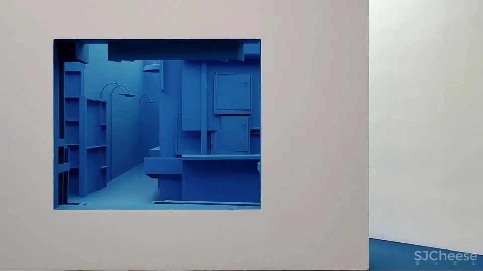 九层塔的蓝色塔基,深圳 王子耕