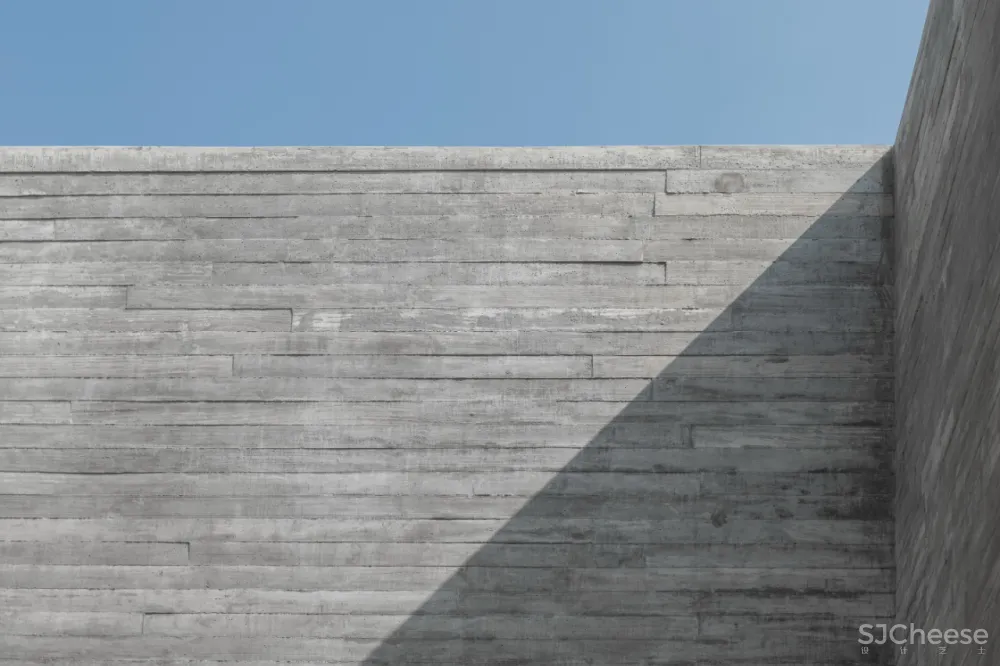 1500㎡ 全混凝土别墅,用木纹呈现永不褪色的质感