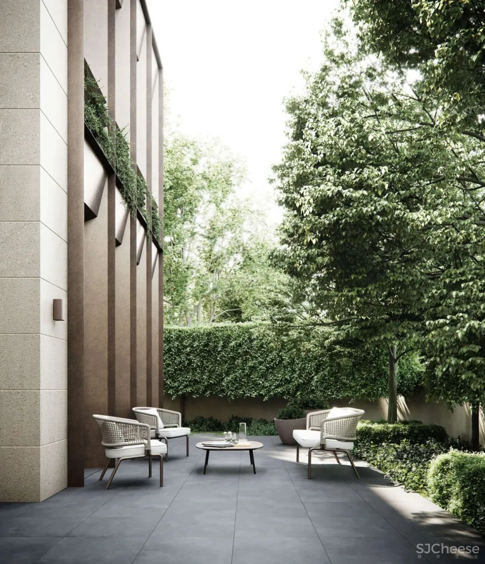 他做的公寓楼看起来像别墅,10套大平层户型还不一样,干净有格调的简约风太美了!