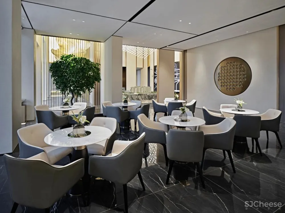 EH DESIGN 空间 月华流照萧然城 —— 金地·滨与城营销中心