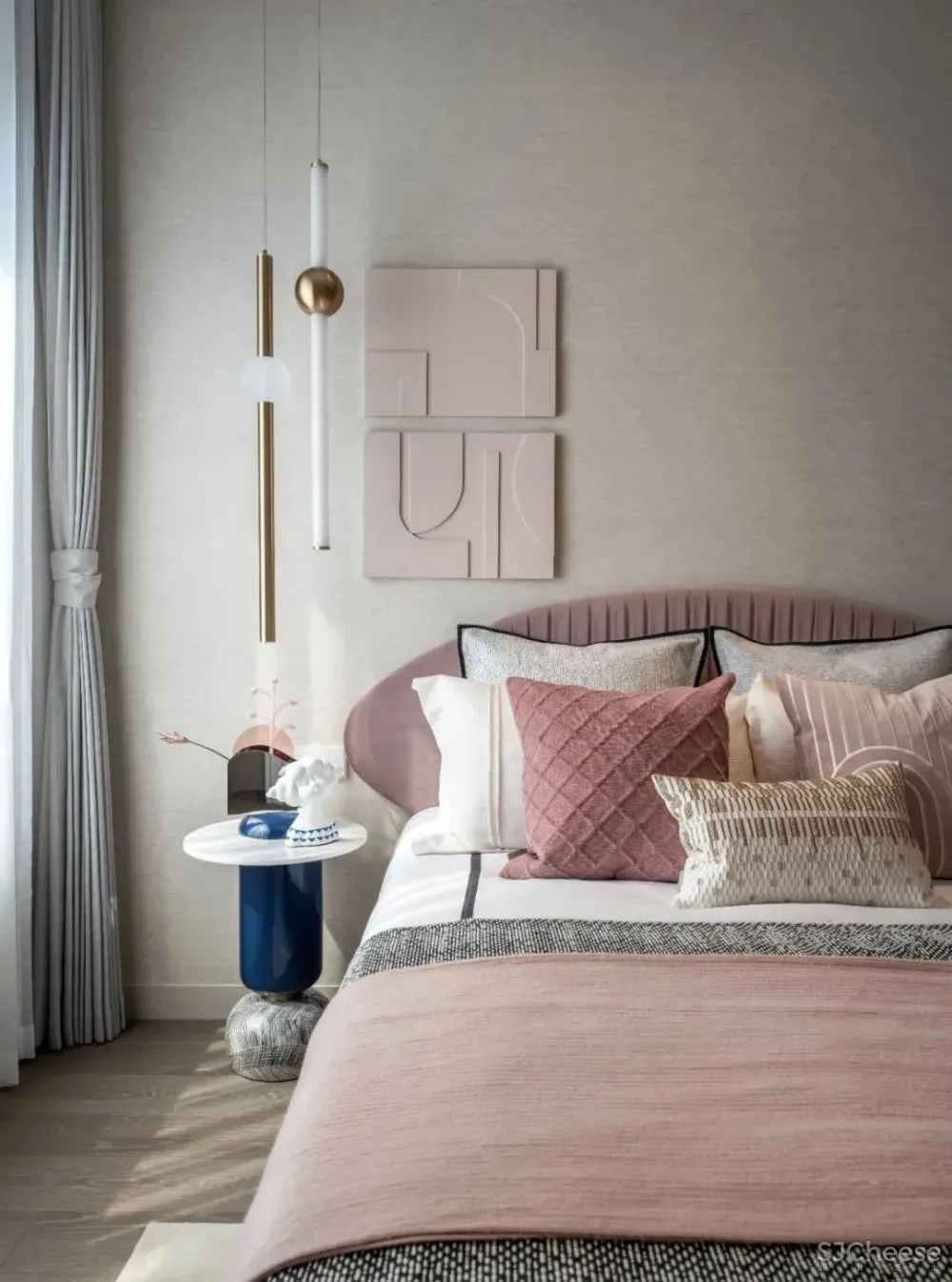 李益中新作 浙江金华「中天·云望」550平联排别墅样板间