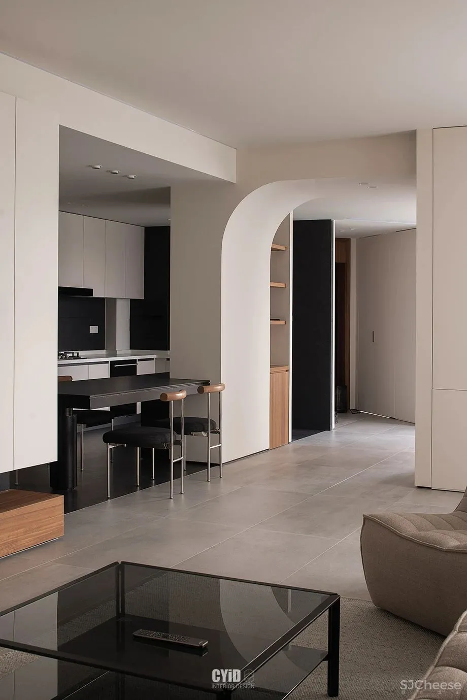 留白与弧度，赋予空间满分张力 辰佑设计