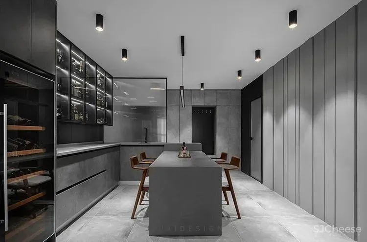 无主灯设计、高级灰撞色，这个家太有范 久栖设计