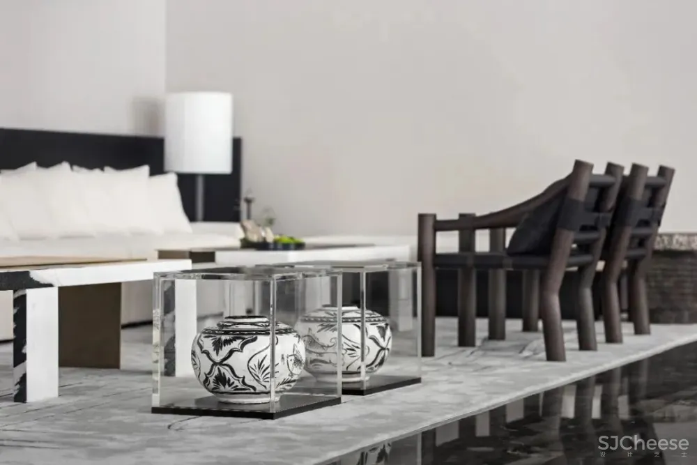 璞辉设计丨云水禅心，陶柳之下的现代二分法美学