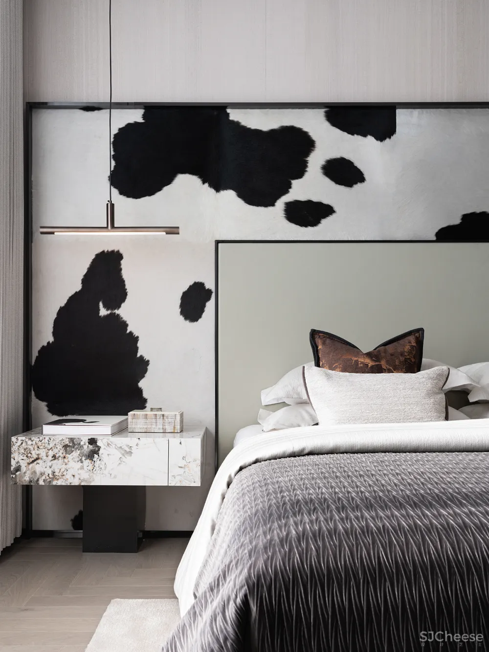 178㎡清冷色系，演绎宋代美学的简静纯粹！