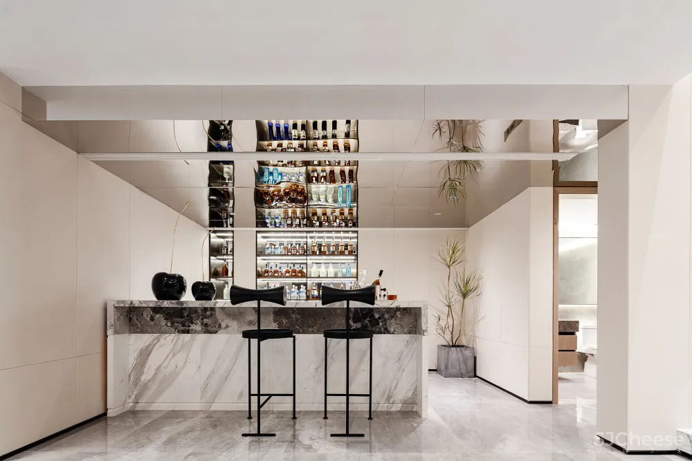 元禾大千设计 烟台「中海万锦」洋房下叠现代简约样板间