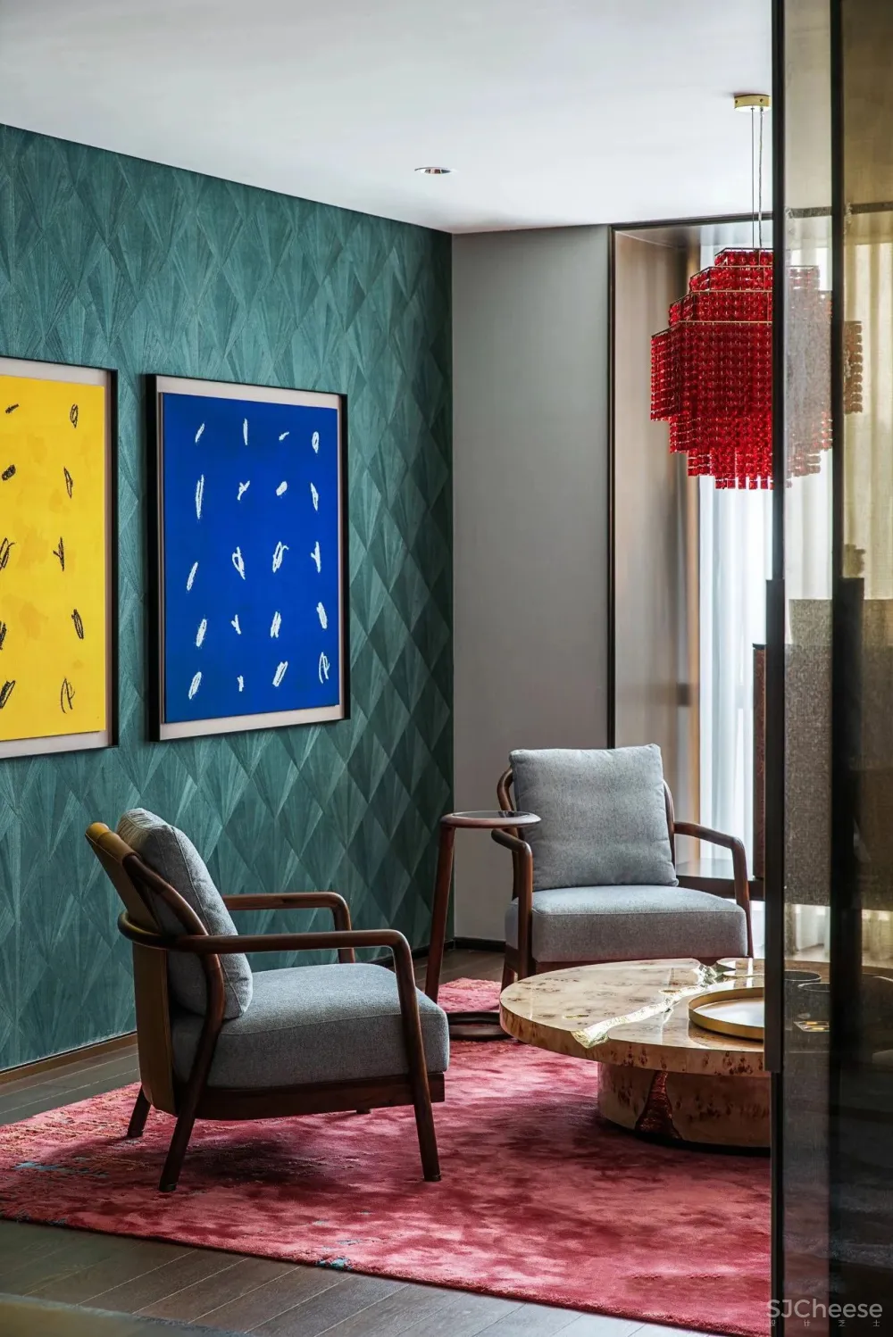 朱周空间设计丨重庆来福士:350米云端豪宅样板间设计!