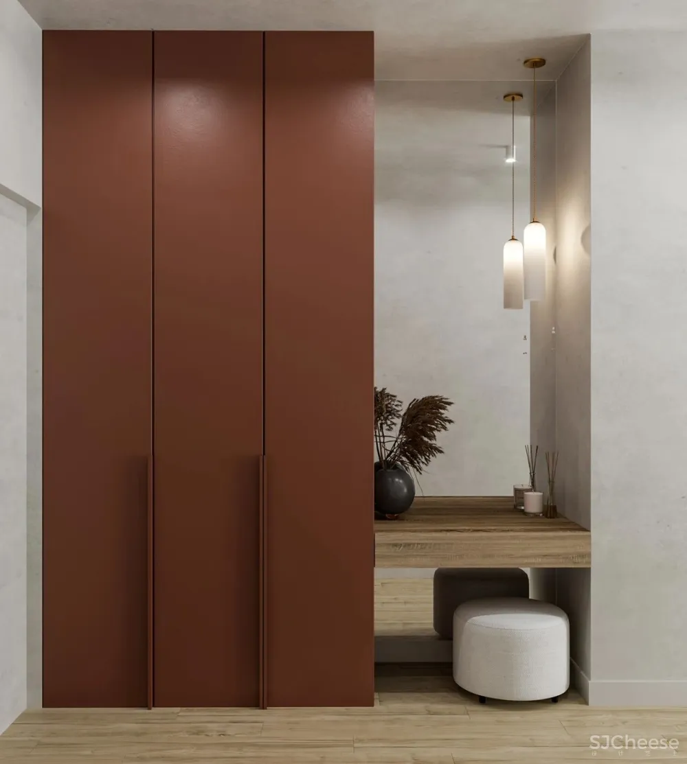 76㎡绿色朴质,细节处显精致!