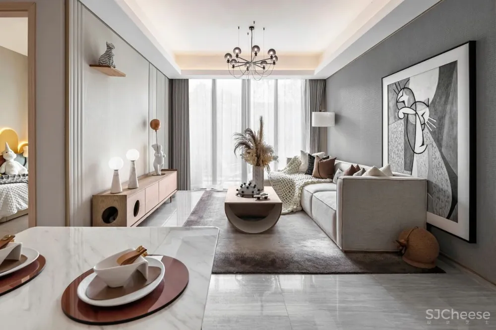 MUJI风,与猫咪共处的工程学美居 观致设计