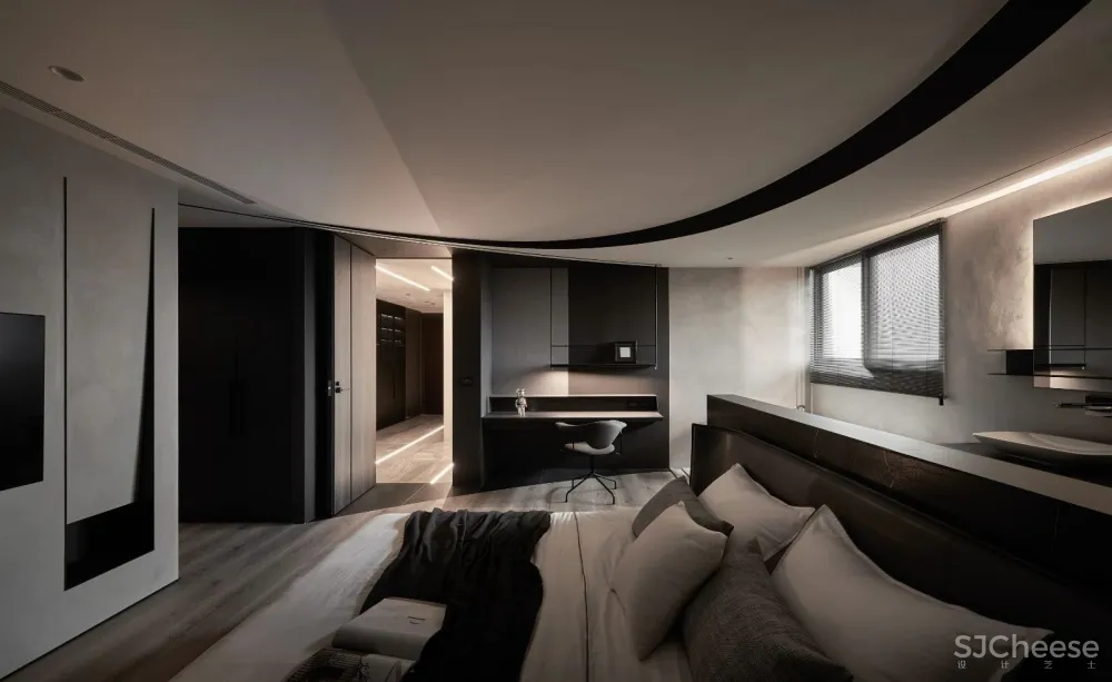 105㎡冷酷黑私宅,年轻人大胆追求前卫之家! 新澄设计