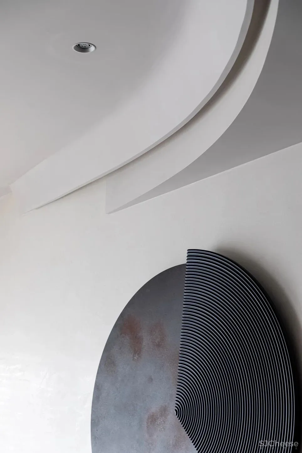 胡桃木 高级灰,纯粹而艺术的现代空间