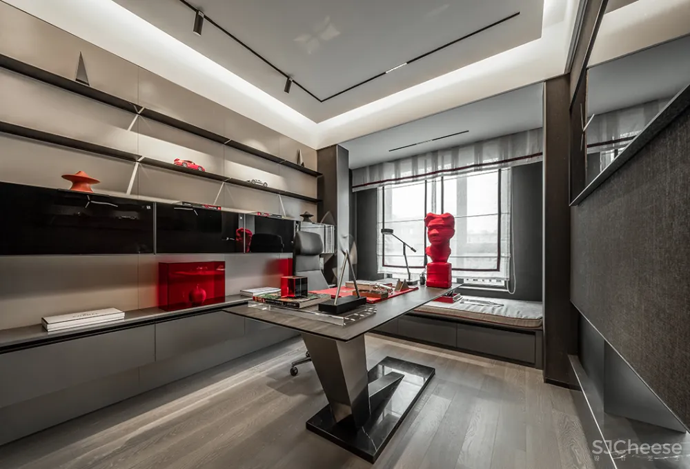 231㎡气质高级黑,简约时尚、格调十足!