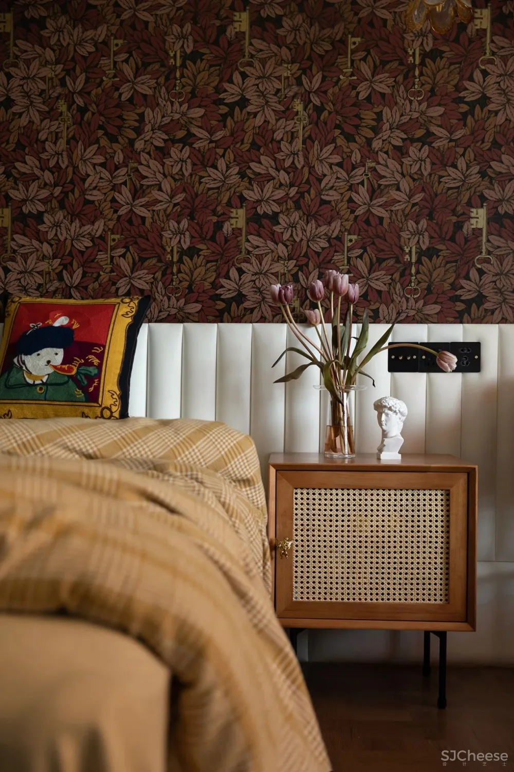 129㎡的极致复古美，再现经典红绿配色！