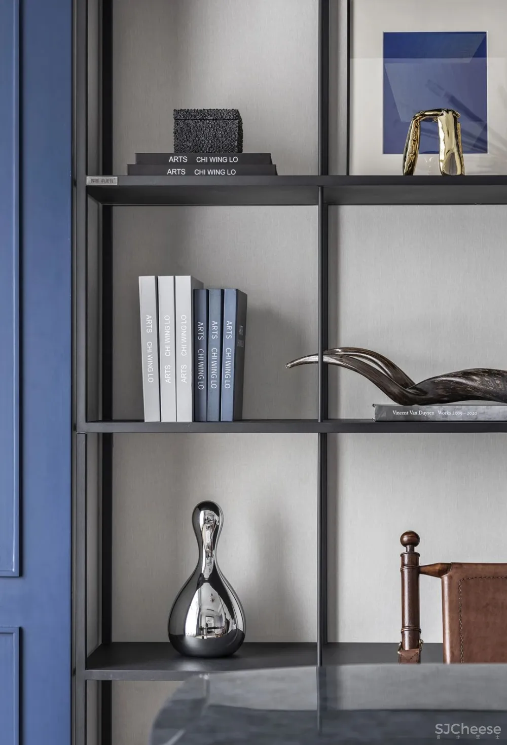 大朴-勿量：366㎡雾霭蓝法式美宅，直撩心底的静奢魅力！