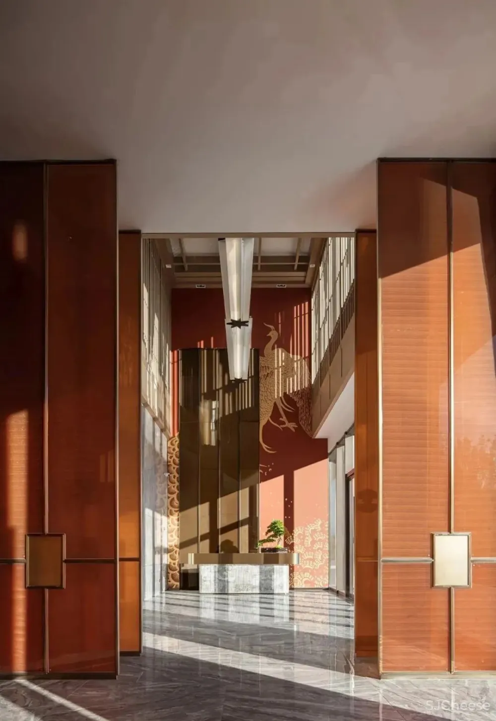 新城·凤凰台 体验中心,演绎那一抹红的诗情画意 牧笛设计