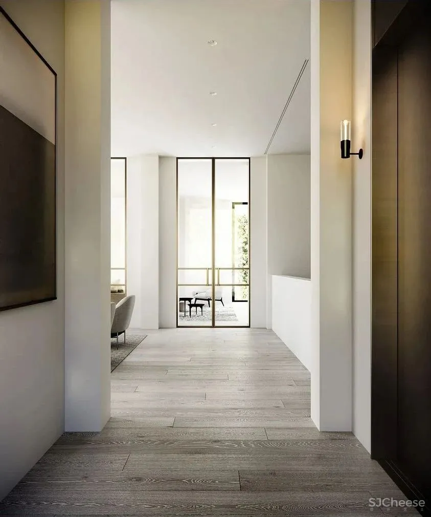 他做的公寓楼看起来像别墅,10套大平层户型还不一样,干净有格调的简约风太美了!