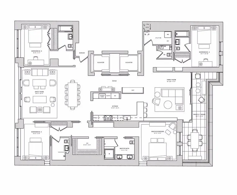 城市中安静的角落，私享雅致大平层!