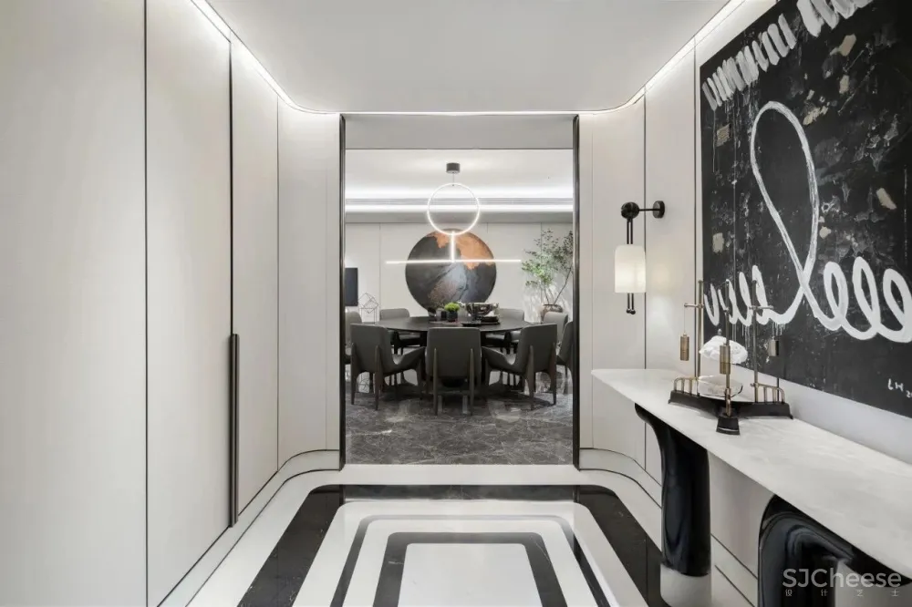 无间.吴滨-HWCD 上海豪宅新地标「瑞安.翠湖天地」大平层效果图和实景照片