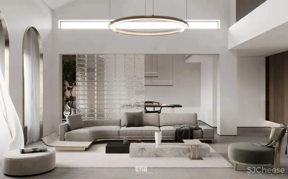 极简白 体块感，优雅现代的艺术大宅