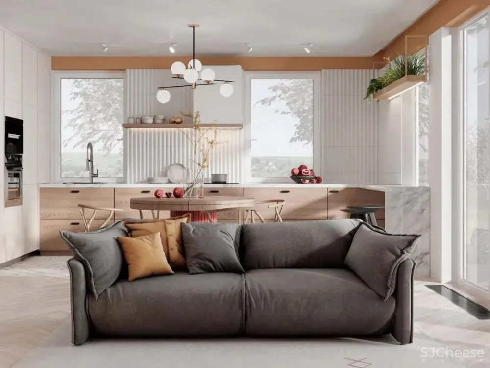 高明度色彩的碰撞,圆你一个时尚家居梦!