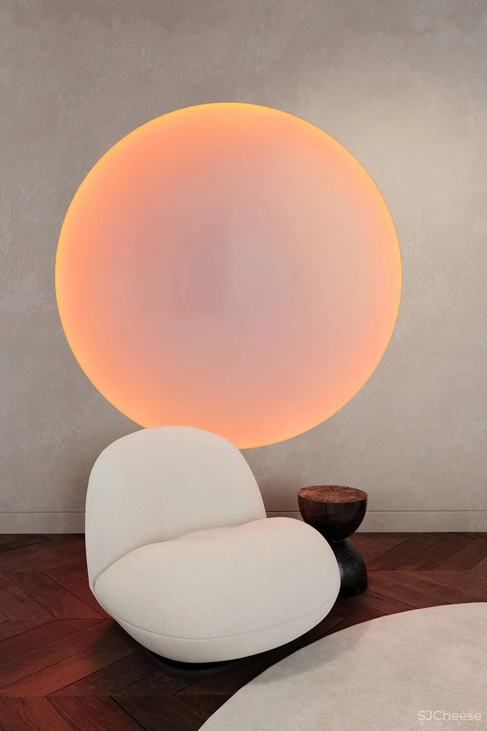 114㎡ 只做一室一厅，三开间的横厅太豪华了！