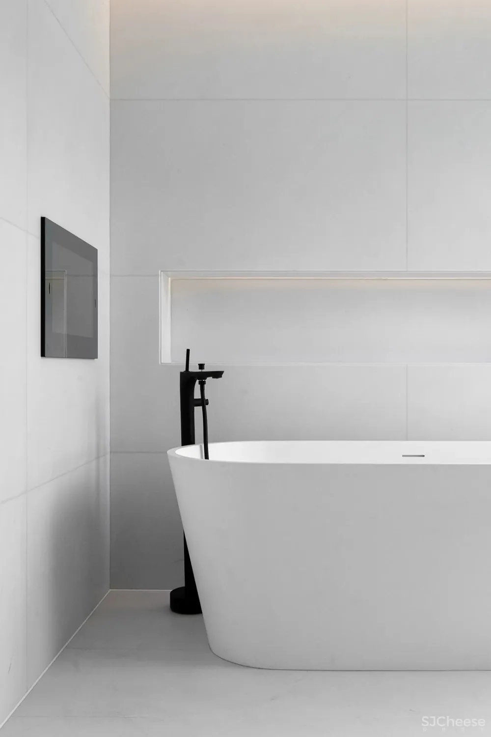 上海 780㎡ 极简别墅设计 ,黑白相映,安静优雅!