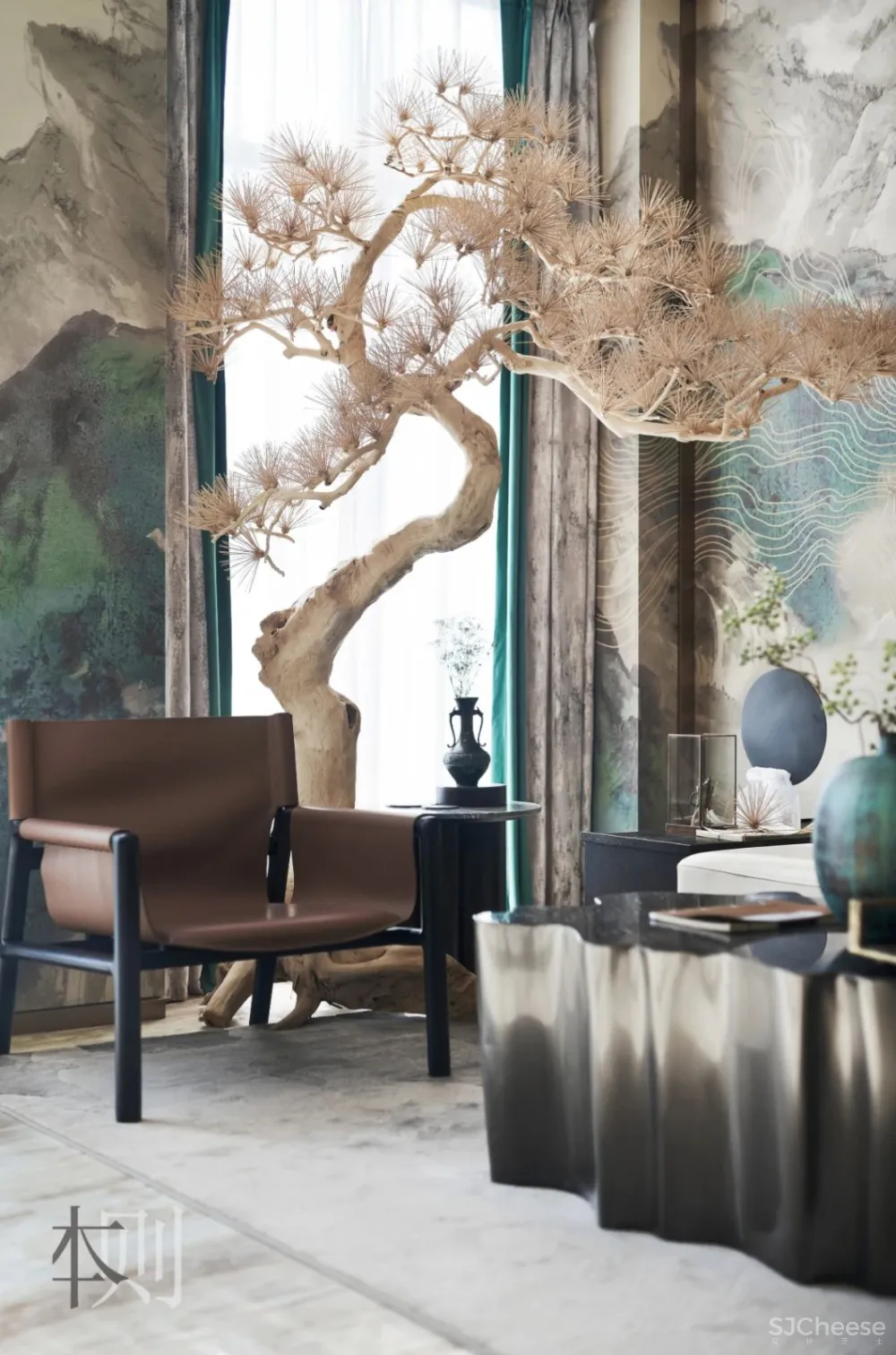 本则新作 闲云影丽日,松声入梦来