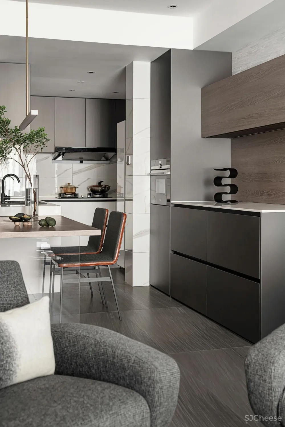 118㎡自然主义风格，32㎡豪华主卧，一个人住也太舒服！