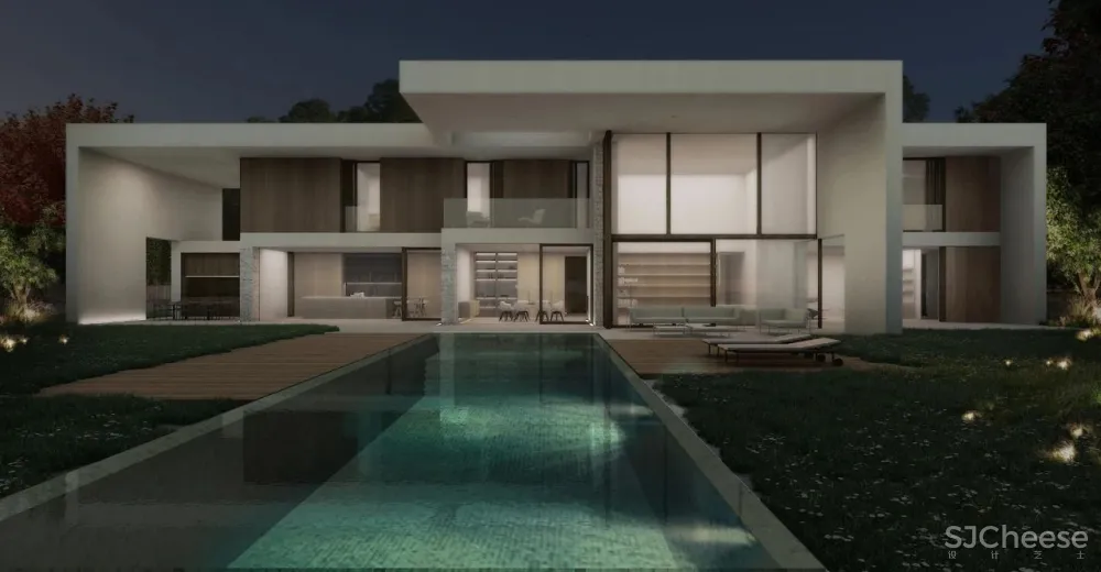 1157m²极简别墅，出繁入简，心境悠远