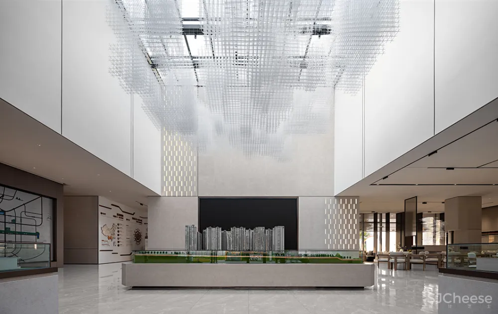 824㎡售楼处,光影与自然共生!