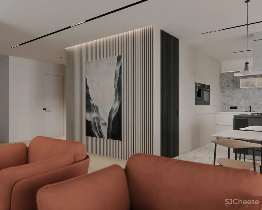 主卧带开放浴室,一室户也能住出豪宅感