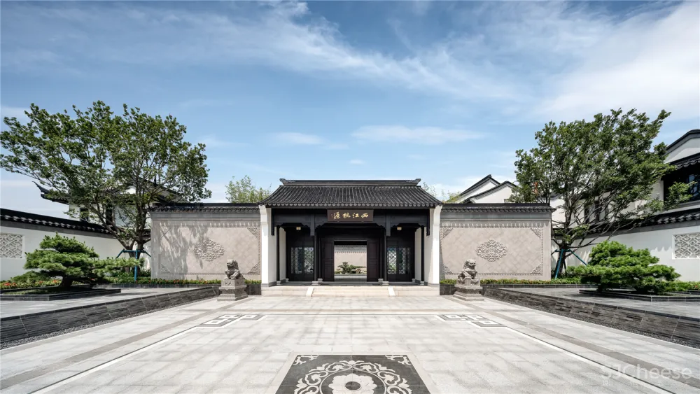 都说院子还是中国的美,这个项目再次示范中式院落如何复刻