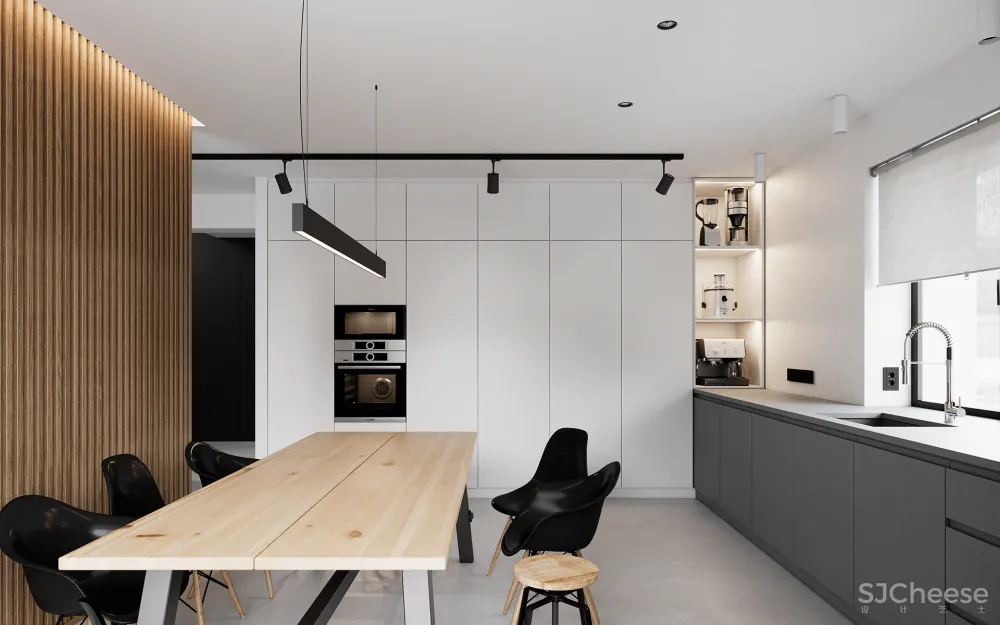 极简白四口之家，这样的复式住宅太惬意了！