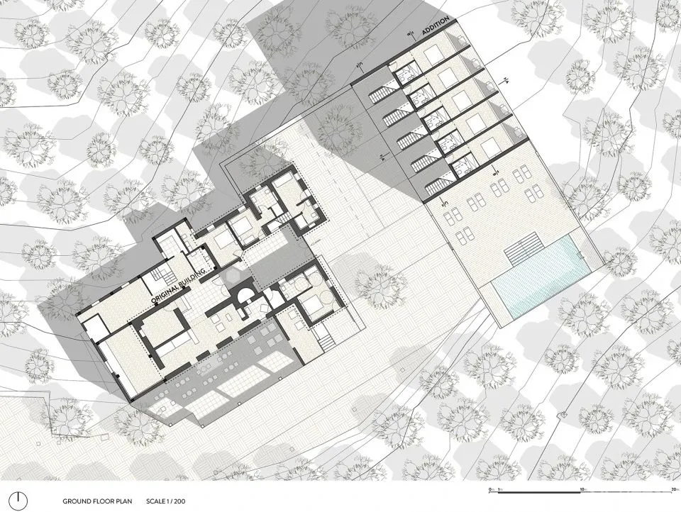 纯粹形式 橄榄林中的西班牙乡村酒店 GANA Arquitectura