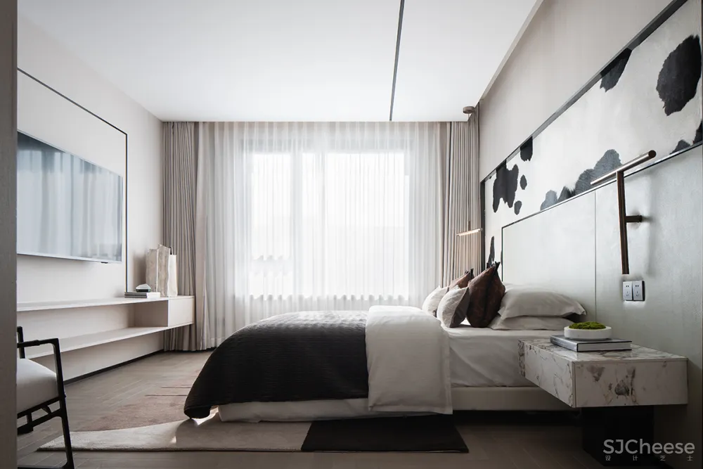 178㎡清冷色系，演绎宋代美学的简静纯粹！