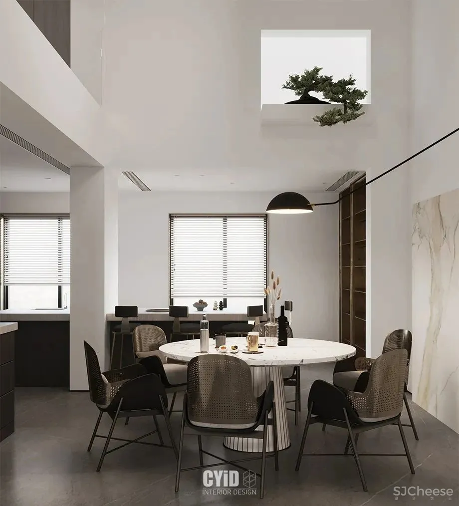 极简白 体块感，优雅现代的艺术大宅