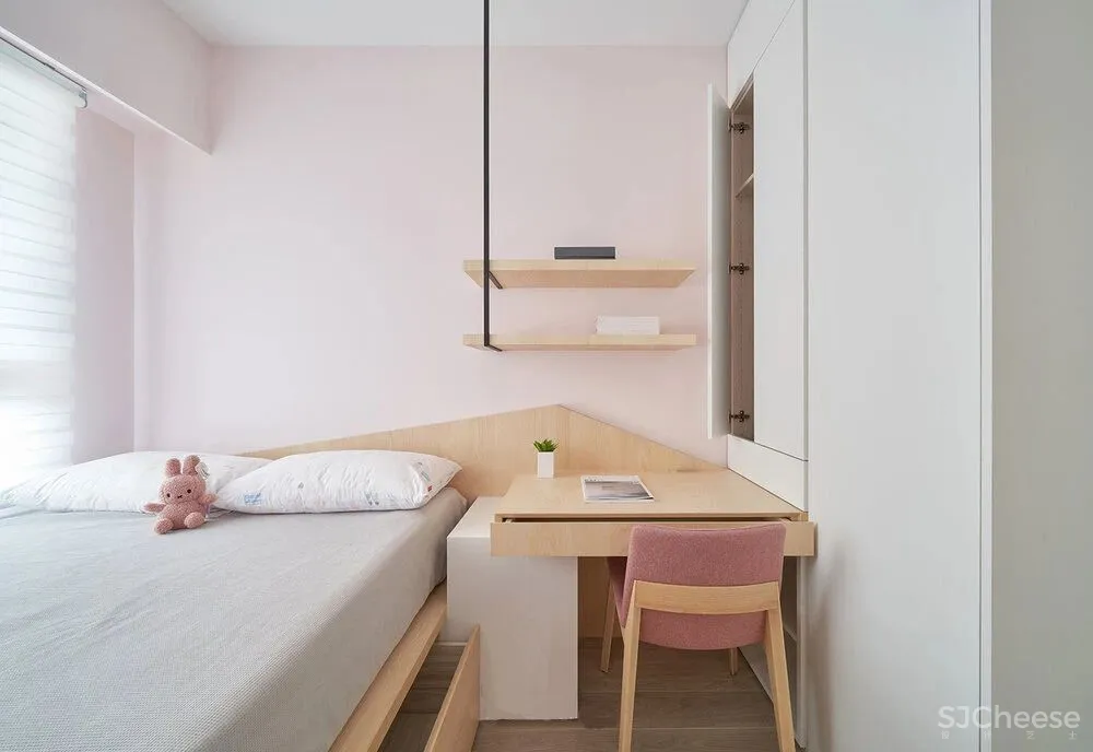 49㎡三口之家,这样设计超级显大!