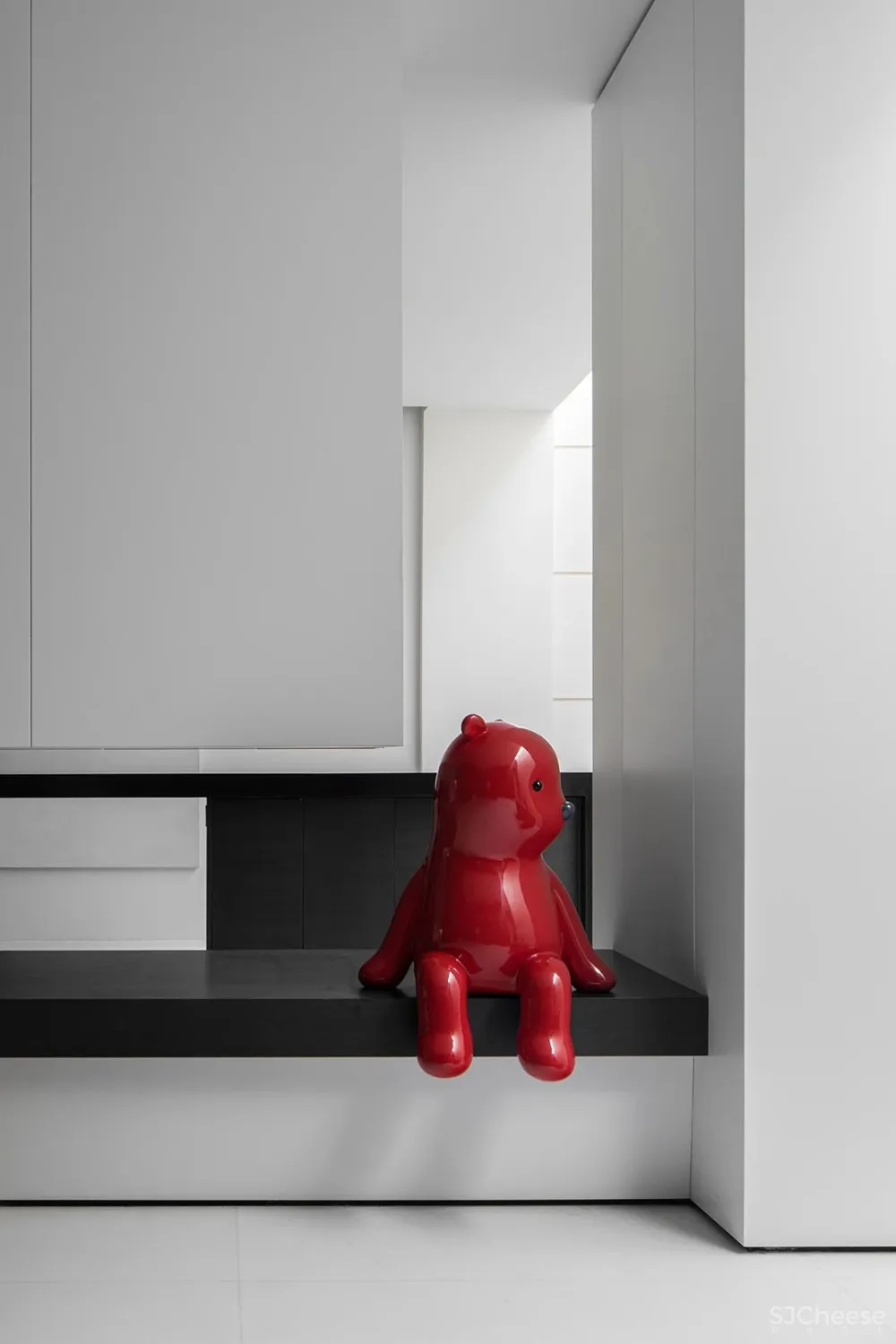 上海 780㎡ 极简别墅设计 ,黑白相映,安静优雅!