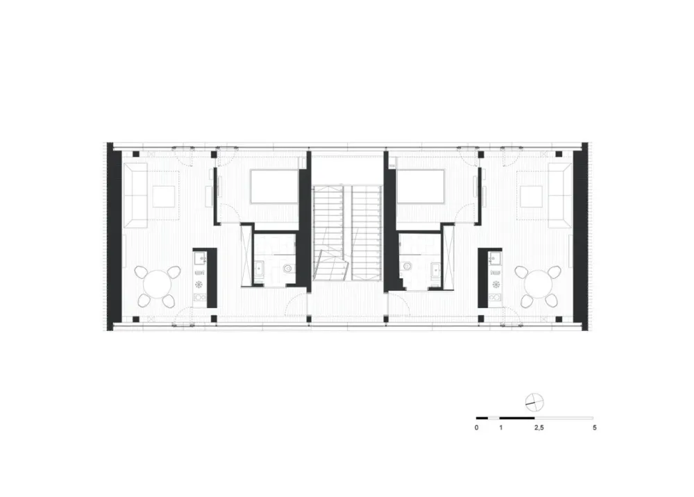 混凝土加木结构的公寓式民宿,混搭乡建必有亮点!