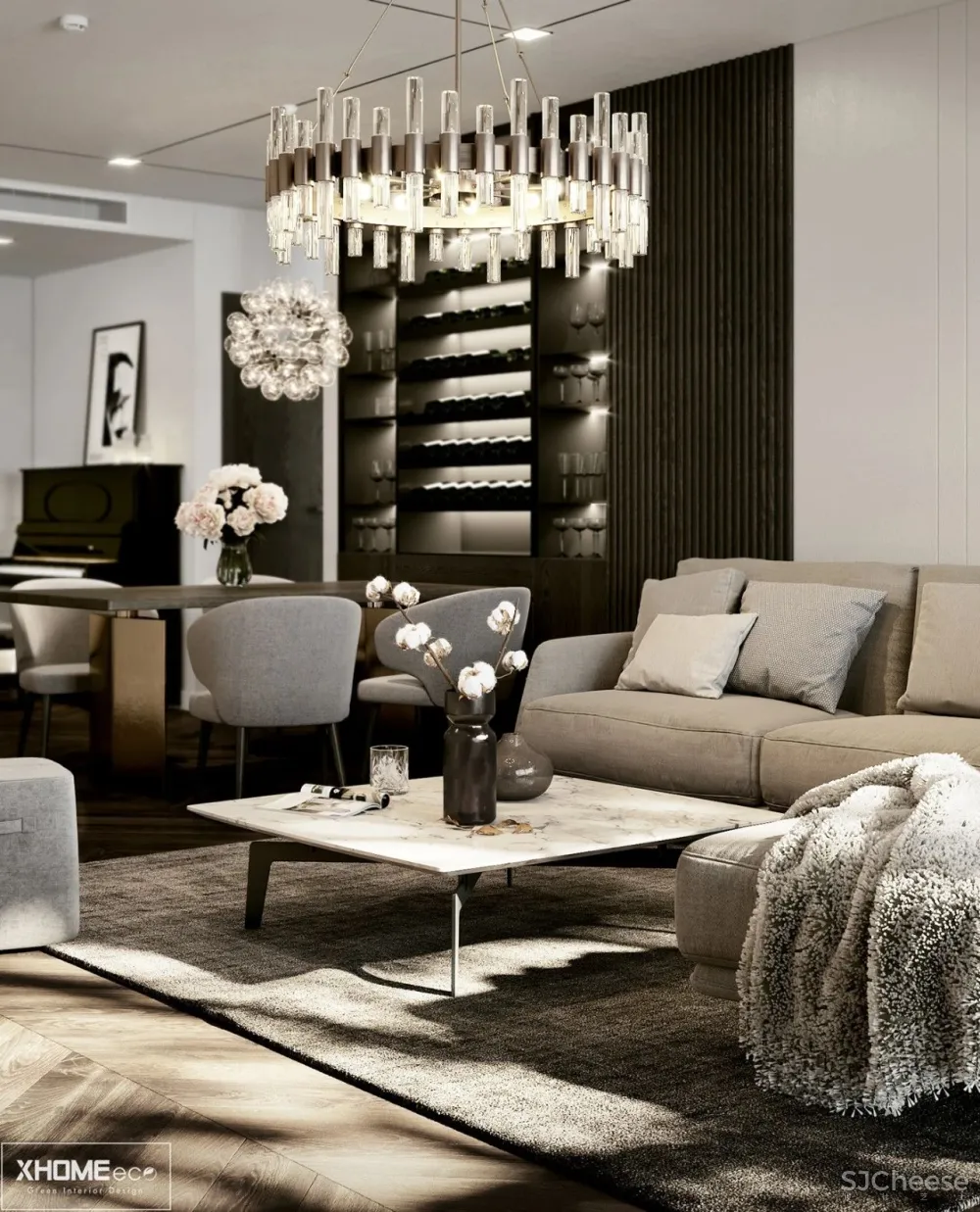 意式极简轻奢设计,优雅!