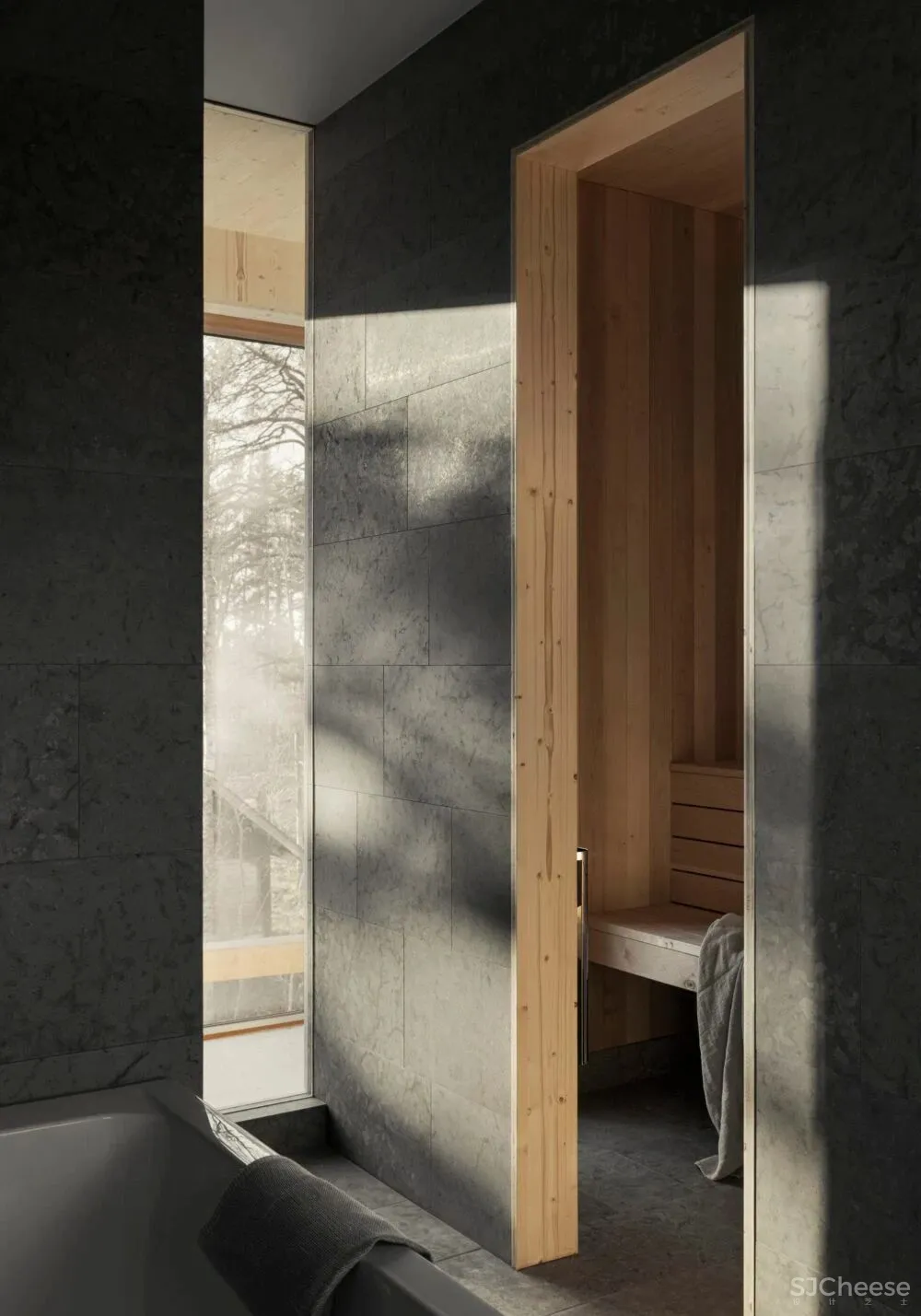 原木 侘寂，现代隐居栖处