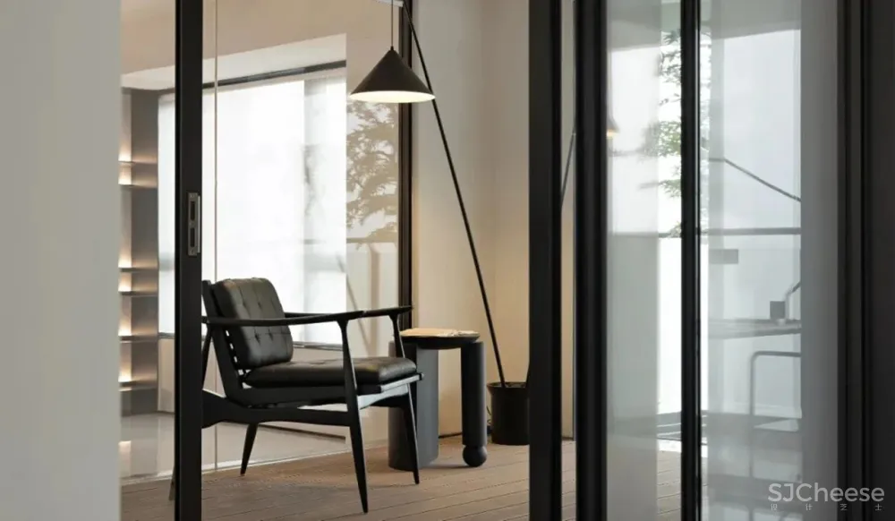 深圳洲际建筑装饰丨极简 黑与白的平衡之道