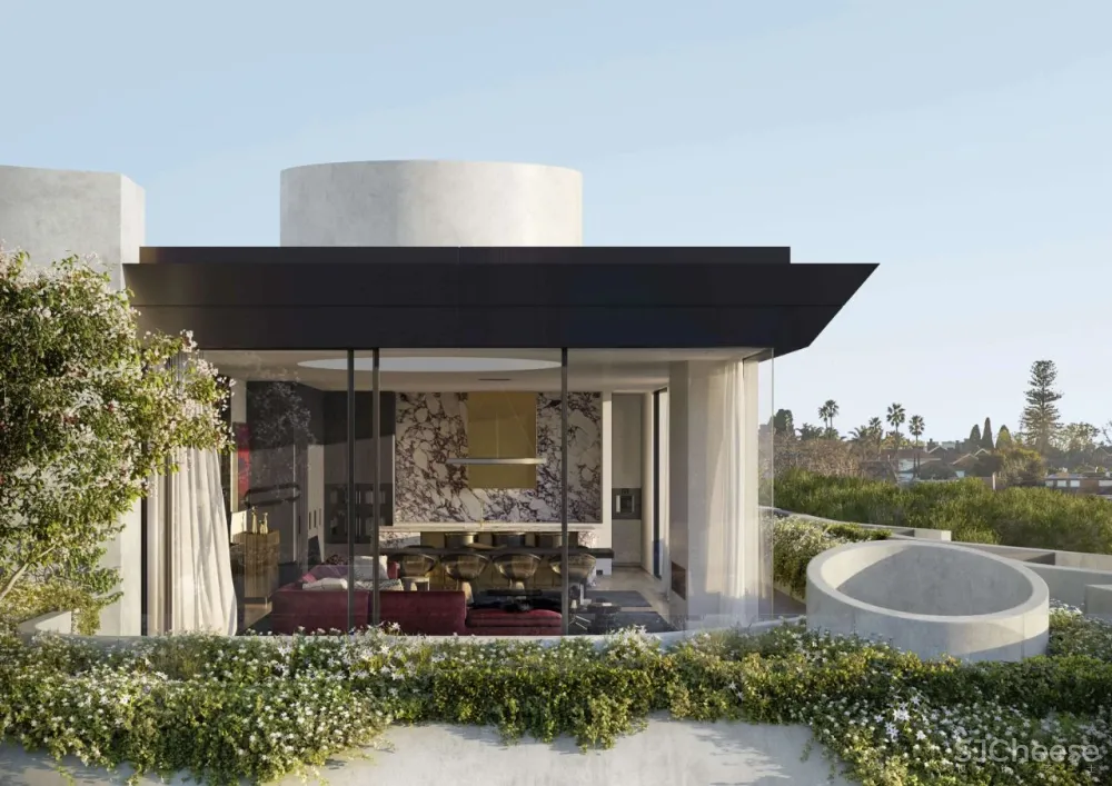 他做的公寓楼看起来像别墅,10套大平层户型还不一样,干净有格调的简约风太美了!