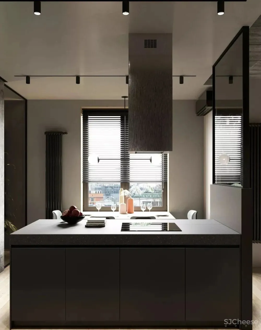 一套56㎡的住宅,设计很厉害,有颜有格调 !