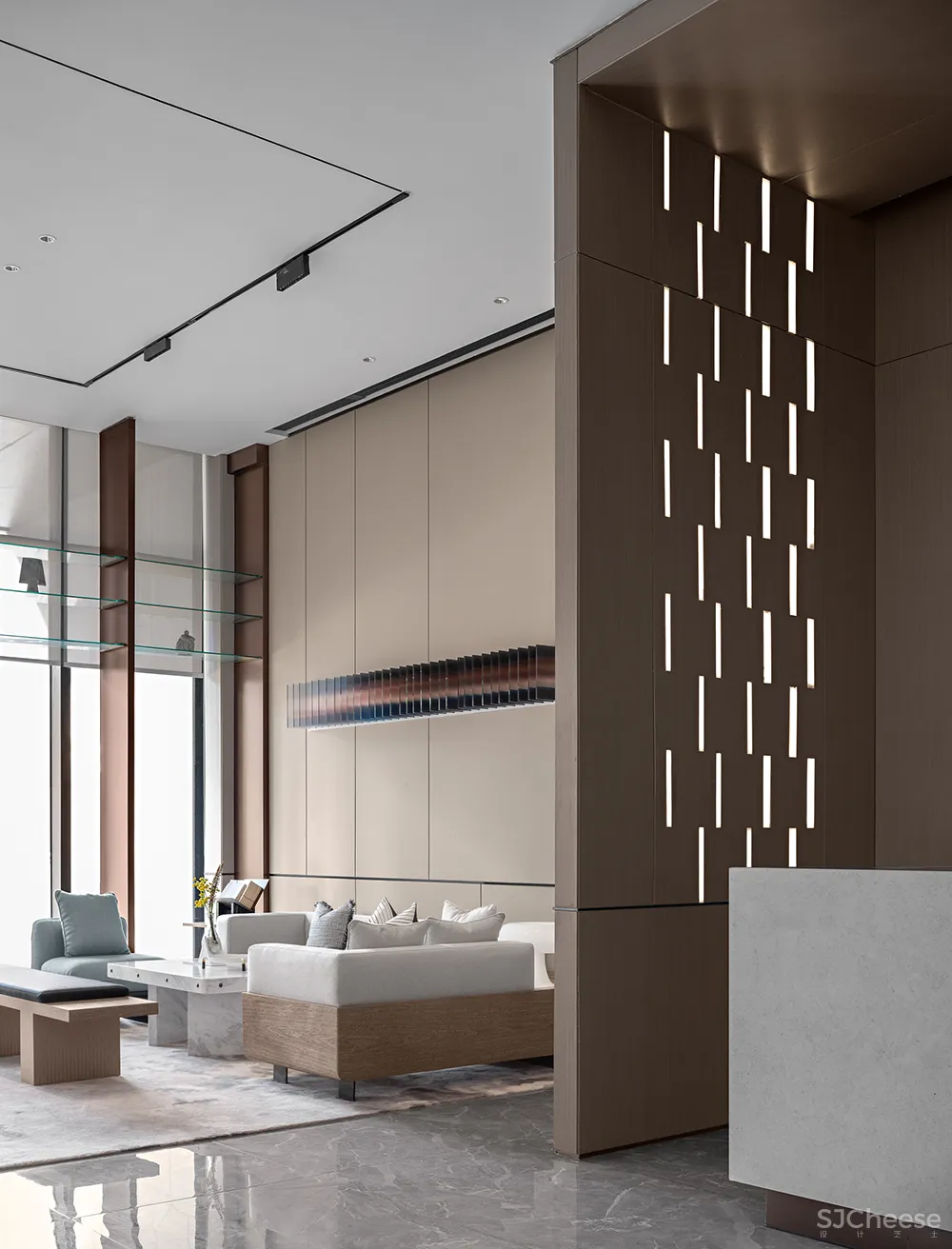 824㎡售楼处,光影与自然共生!