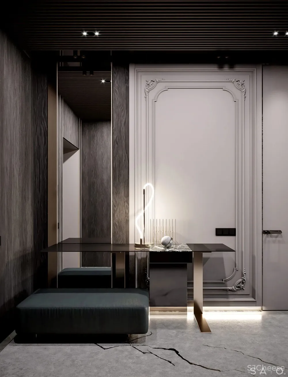 简约线条灰色系,一半是设计,一半是艺术